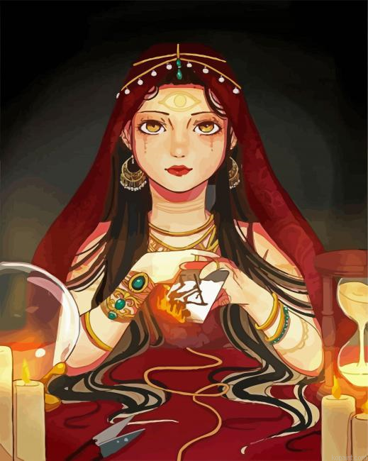 The Fortune Tarot Reader Painting By Numberss.png