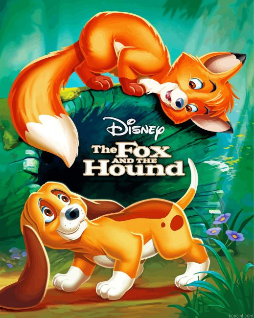 The Fox And The Hound Painting By Numberss.png
