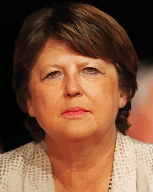 The Frensh Politician Martine Aubry Painting By Numberss.png