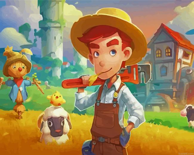 The Game My Time At Portia Paint By Numbers