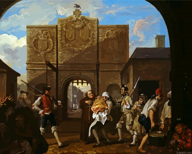 The Gate Of Calais Hogarth Painting By Numberss.png