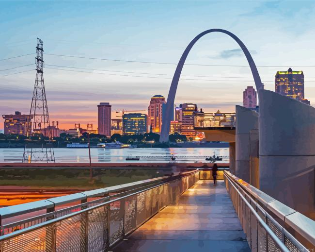 The Gateway Arch Missouri Painting By Numberss.png