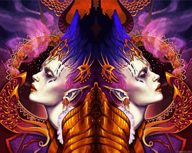 The Gemini Paint By Numbers