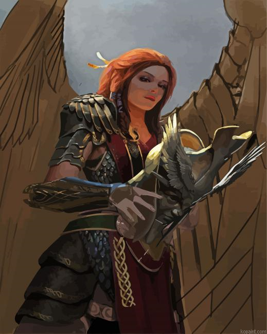 The Goddess Freya Painting By Numberss.png