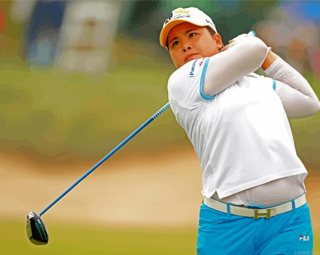 The Golfer Inbee Park Painting By Numberss.png