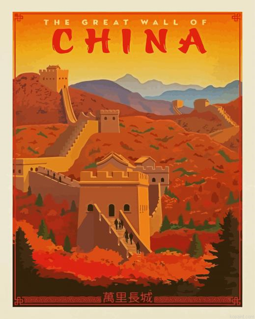 The Great Wall Of China Painting By Numberss.png