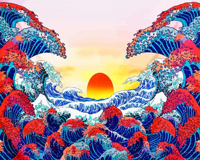The Great Wave Off Ganagawa Art Painting By Numberss.png