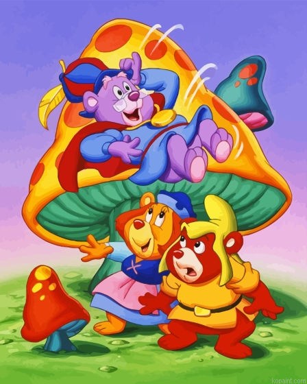 The Gummi Bears Adventure Paint By Numbers