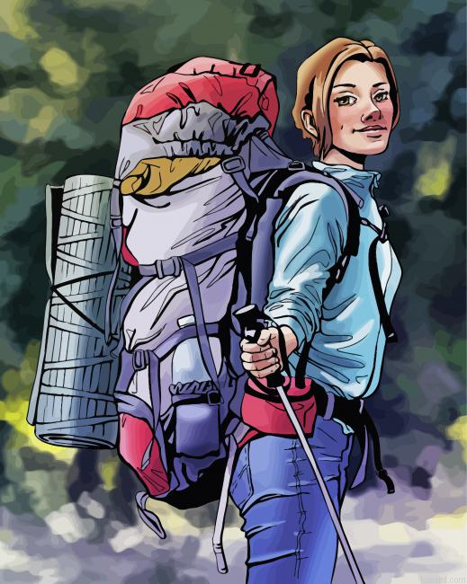 The Hiker Girl Painting By Numberss.png