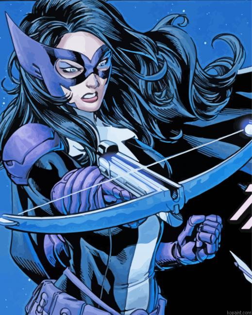 The Huntress Superhero Paint By Numbers