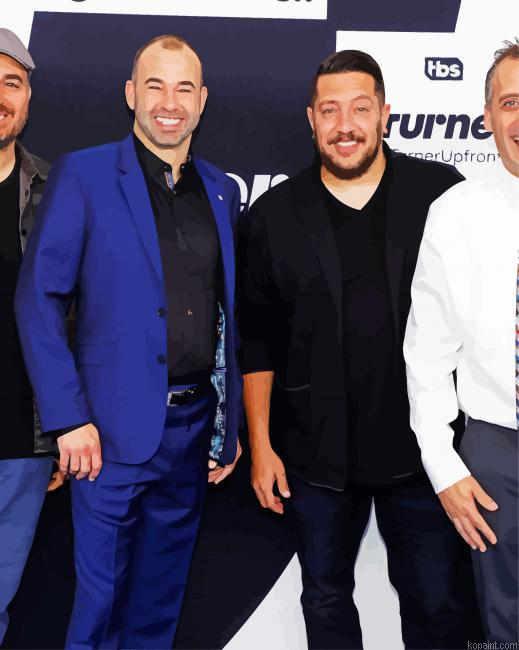 The Impractical Jokers Illustration Paint By Numbers