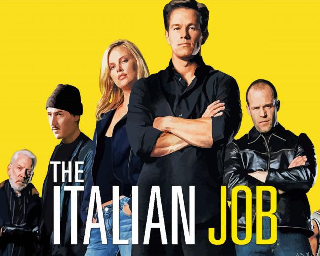 The Italian Job Paint By Numbers