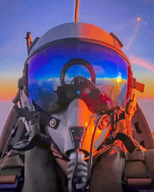 The Jet Fighter Pilot Painting By Numberss.png