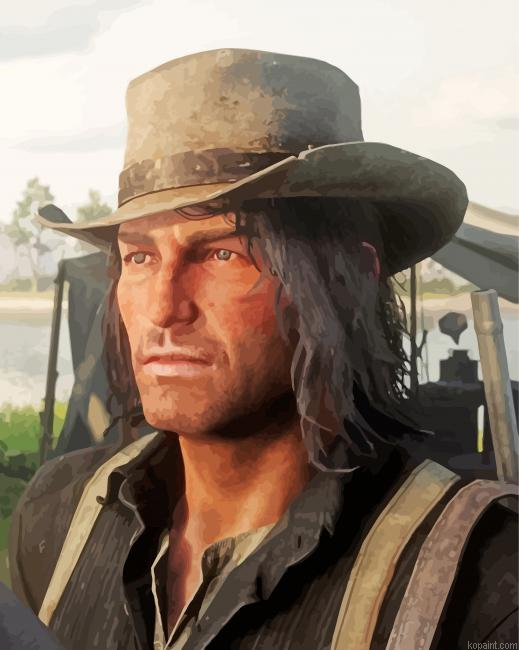 The John Marston Red Dead Redemption 2 Painting By Numberss.png