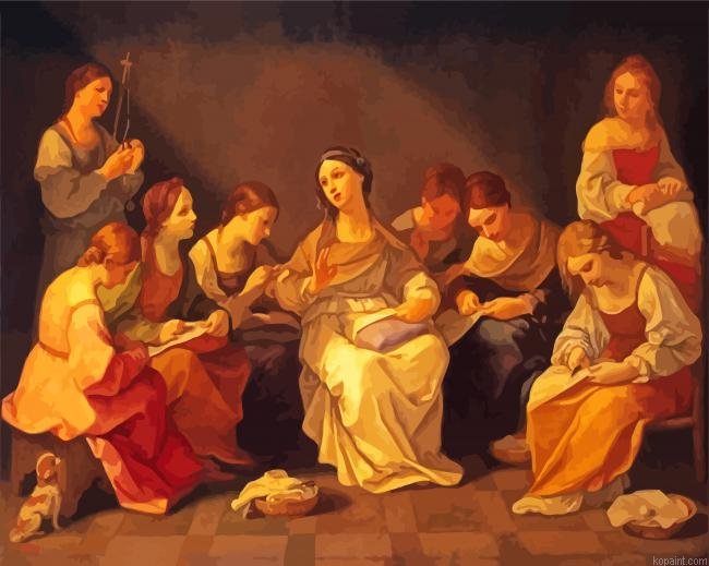 The Lacemakers Paint By Numbers