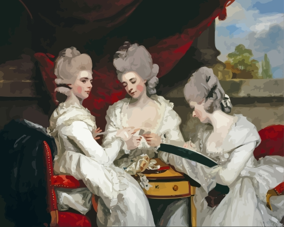 The Ladies Waldegrave By Joshua Reynolds Painting By Numberss.png