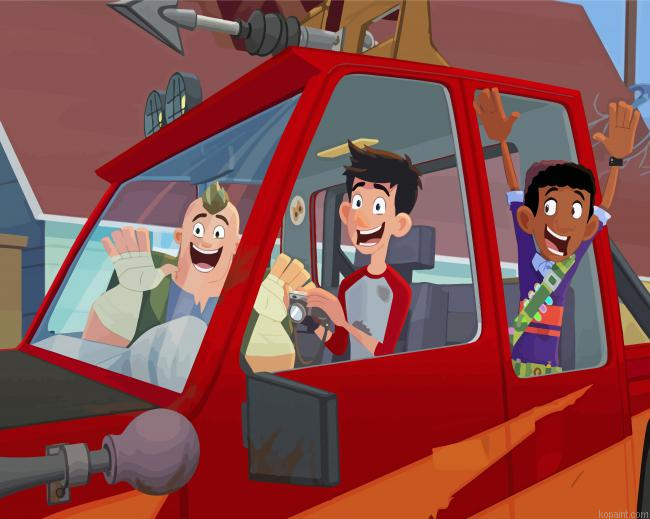 The Last Kids On Earth Friends Painting By Numberss.png
