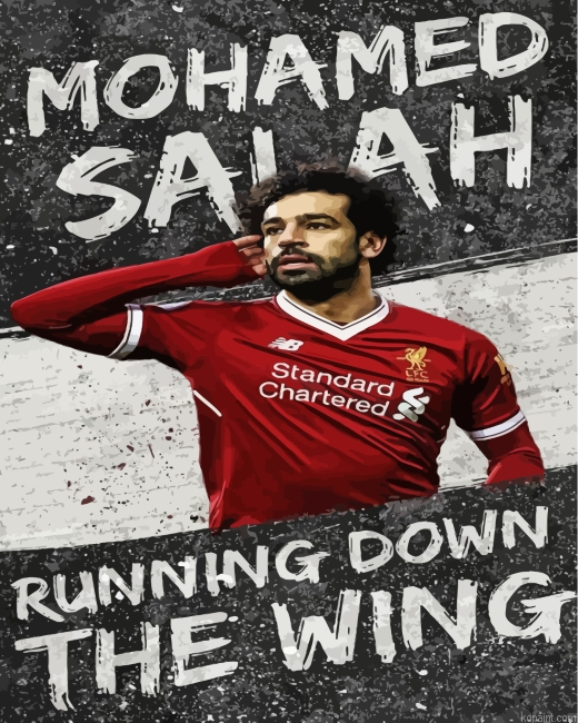 The Legend Mohamed Salah Painting By Numberss.png