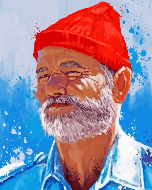 The Life Aquatic Splatter Character Painting By Numberss.png