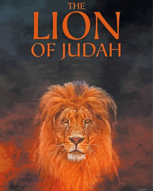 The Lion Of Judah Painting By Numberss.png