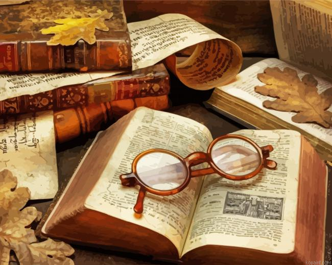 The Literary Classic Books Painting By Numberss.png