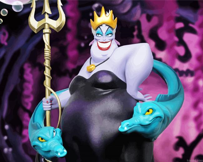 The Little Mermaid Ursula Painting By Numberss.png