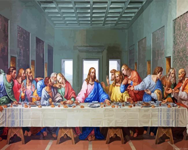 The Lords Supper Art Paint By Numbers