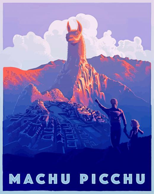 The Machu Picchu Poster Painting By Numberss.png