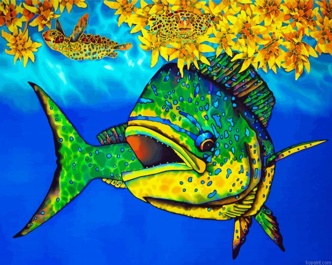 The Mahi Mahi Fish Art Painting By Numberss.png