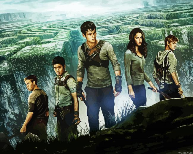 The Maze Runner Characters Paint By Numbers