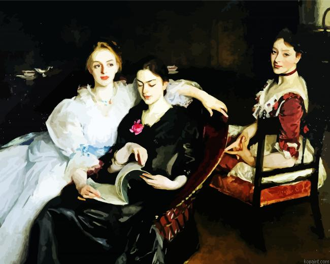 The Misses Vickers By Sargent Painting By Numberss.png