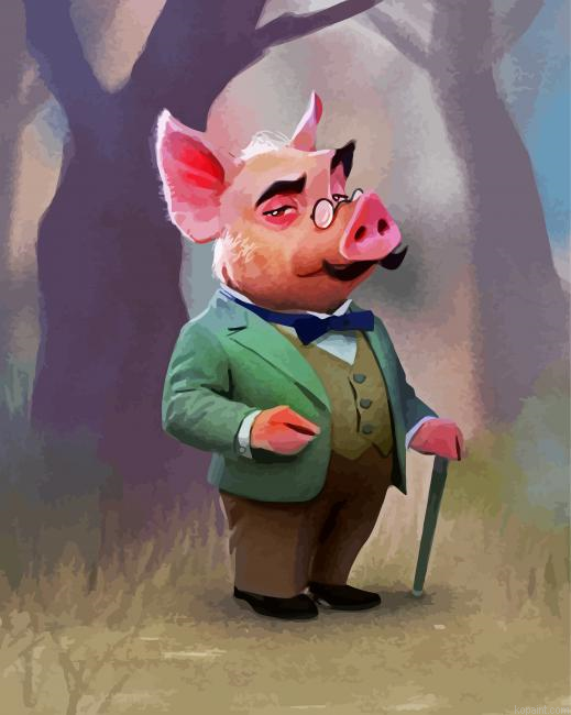 The Mister Pig Painting By Numberss.png