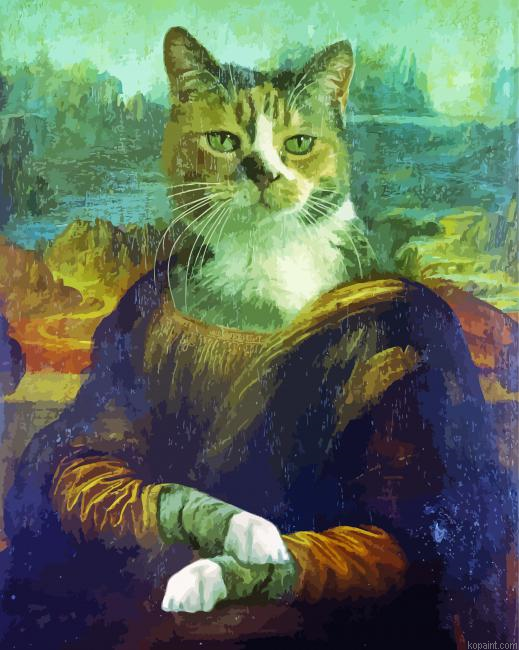 The Mona Lisa Cat Painting By Numberss.png