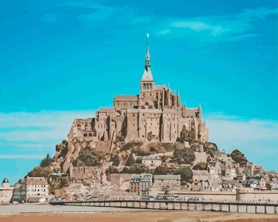The Mont Saint Michel France Painting By Numberss.png