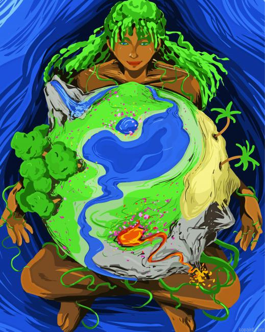 The Mother Earth Gaia Painting By Numberss.png
