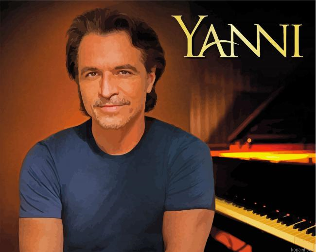 The Musician Yanni Painting By Numberss.png