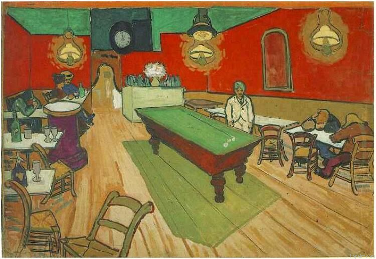 The Night Cafe By Vincent Van Gogh Abstract Painting By Numberss.png