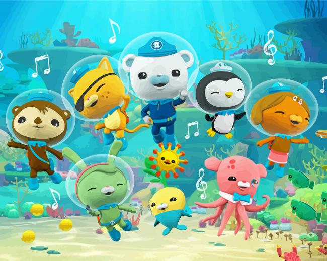 The Octonauts Cartoon Painting By Numberss.png