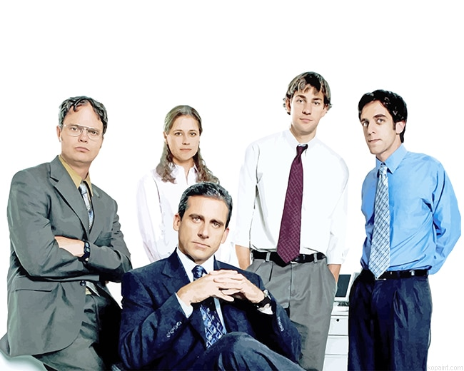 The Office Show Characters New Painting By Numberss.png