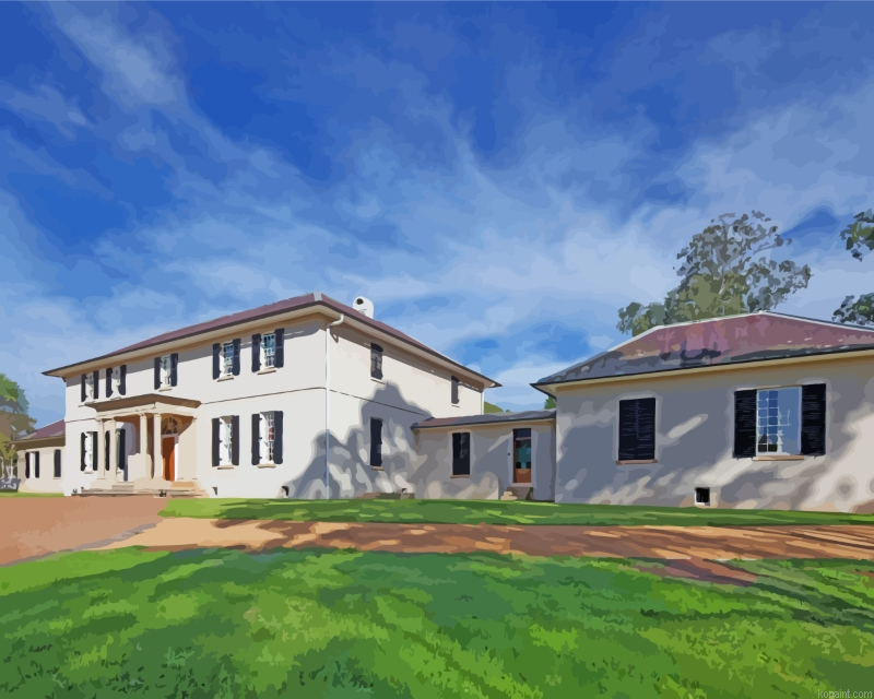 The Old Government House Painting By Numberss.png