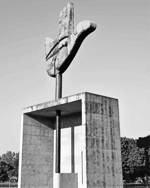 The Open Hand Chandigarh Painting By Numberss.png