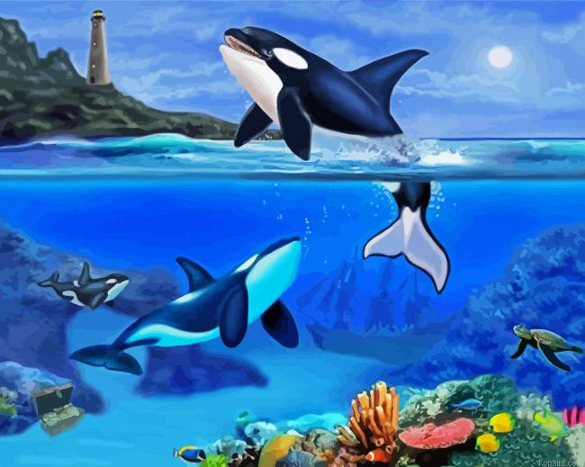 The Orca Family Painting By Numberss.png