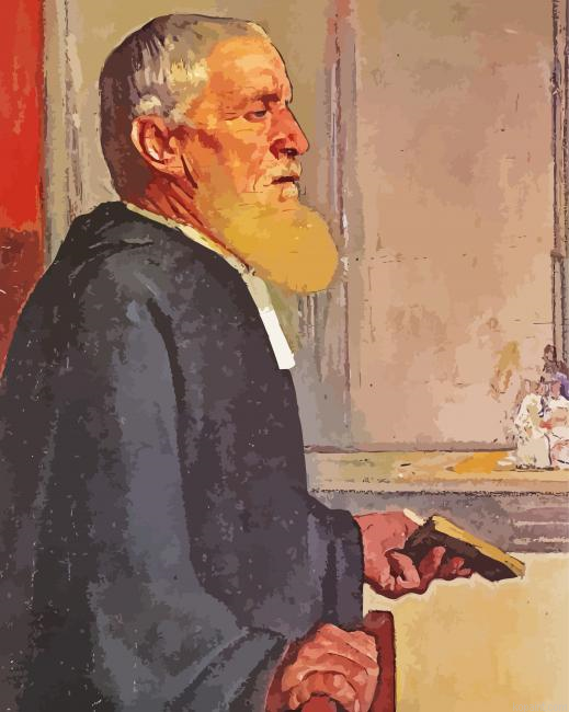 The Pastor Ferdinand Hodler Paint By Numbers