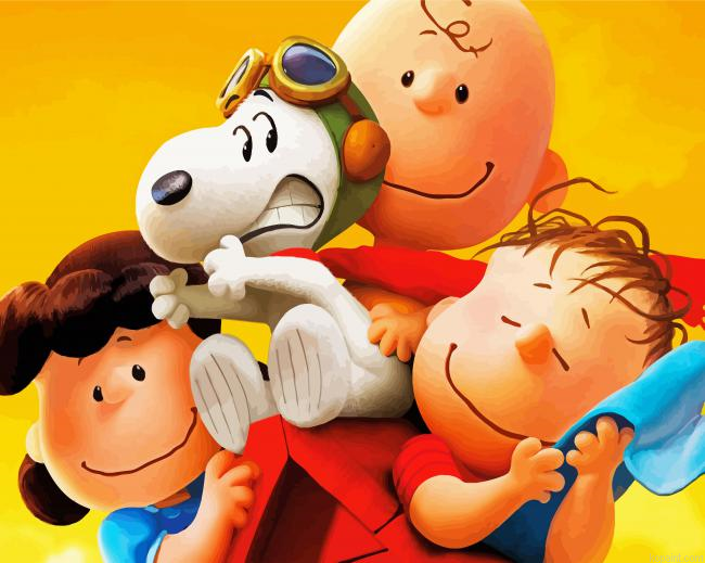 The Peanuts Animated Movie Painting By Numberss.png