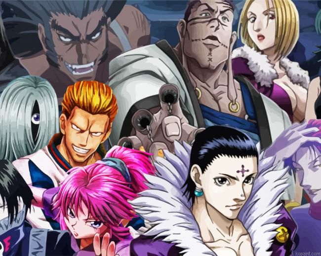 The Phantom Troupe Characters Painting By Numberss.png
