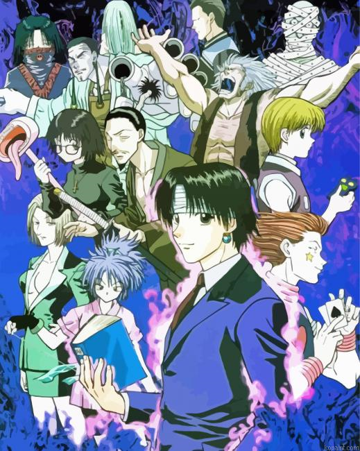 The Phantomttroupe Anime Characters Painting By Numberss.png