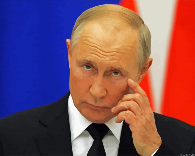 The Politician Vladimir Putin Painting By Numberss.png