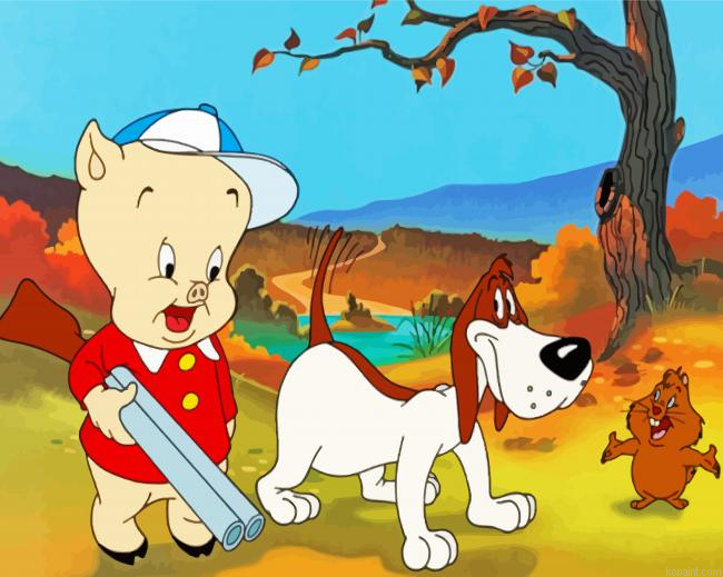 The Porky Pig Painting By Numberss.png