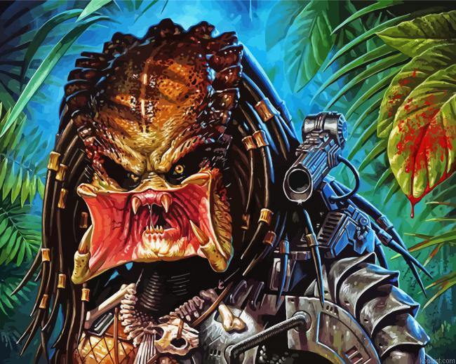 The Predator Movie Paint By Numbers