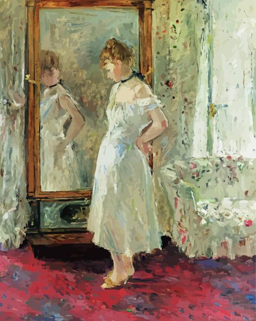 The Psyche Mirror By Berthe Morisot Painting By Numberss.png